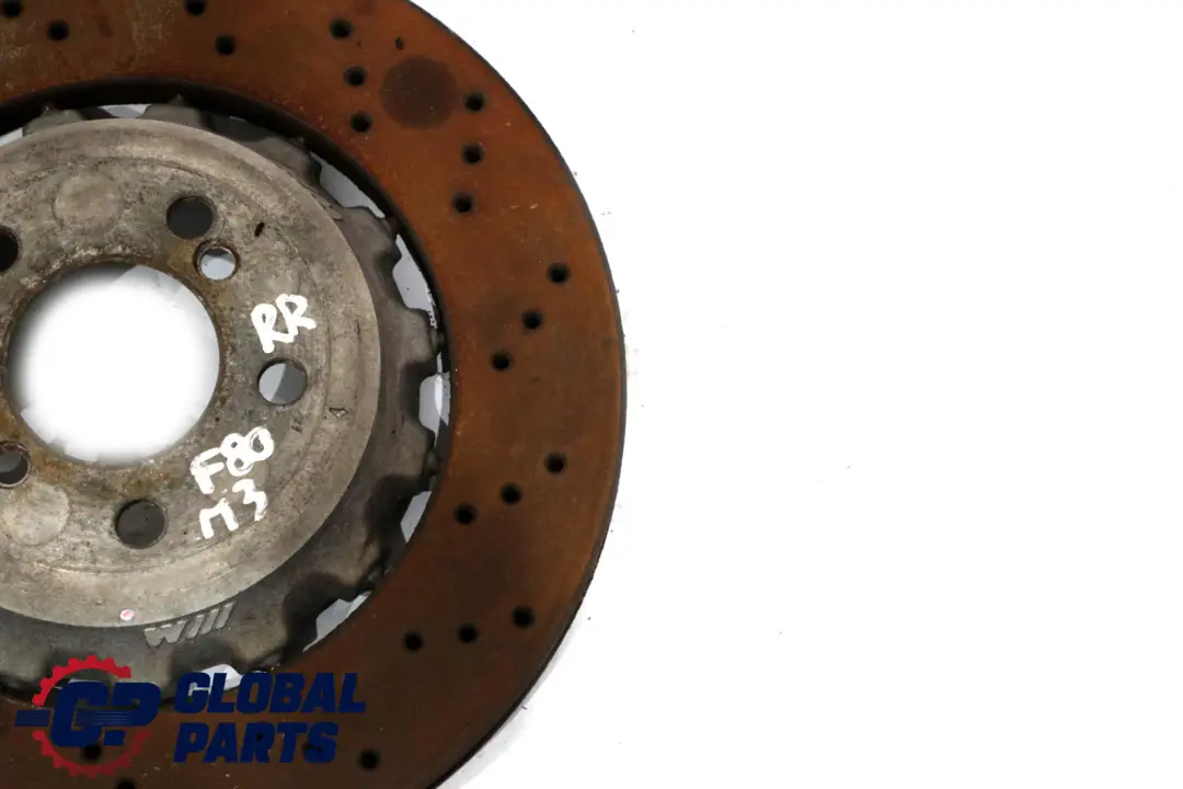 Rueda Trasera Derecha Disco de Freno Ventilado 370 para BMW F80 M3 F82 F83 M4 con número de pieza 2284812 BMW F80 M3 F82 F83 M4 Rueda Trasera Derecha Disco de Freno Ventilado 370 - SKU 2284812 - Número de pieza 2284812