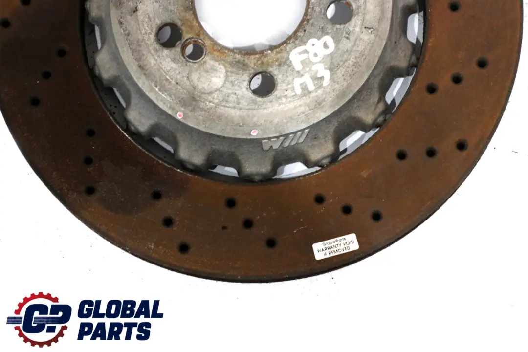 Radbremsscheibe Hinten Rechts Belüftet 370x24mm für BMW F80 M3 F82 F83 M4 mit Teilenummer 2284812 BMW F80 M3 F82 F83 M4 Radbremsscheibe Hinten Rechts Belüftet 370x24mm - SKU 2284812 - Teilenummer 2284812