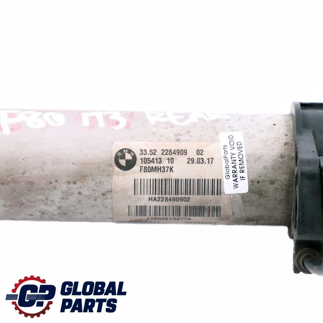 Muelle Strut Amortiguador Trasero Izquierdo EDC para BMW 3 F80 M3 F82 M4 con número de pieza 2284909 BMW 3 F80 M3 F82 M4 Muelle Strut Amortiguador Trasero Izquierdo EDC - SKU 2284909 - Número de pieza 2284909