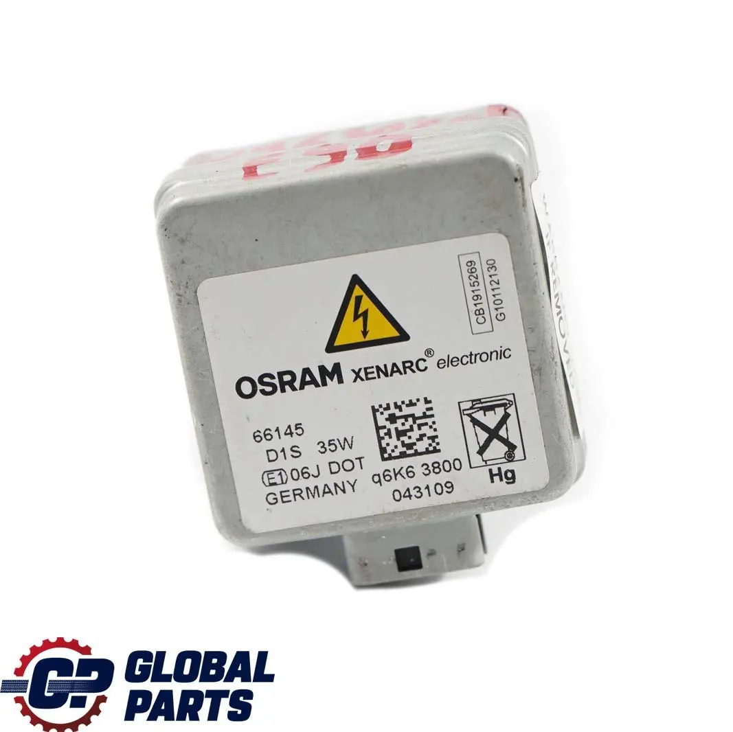 OSRAM XENARC Bombilla Luz Xenon D1S 35W para BMW E60 F10 F11 F20 F21 F30 con número de pieza 2296302 BMW E60 F10 F11 F20 F21 F30 OSRAM XENARC Bombilla Luz Xenon D1S 35W - SKU 2296302-5 - Número de pieza 2296302
