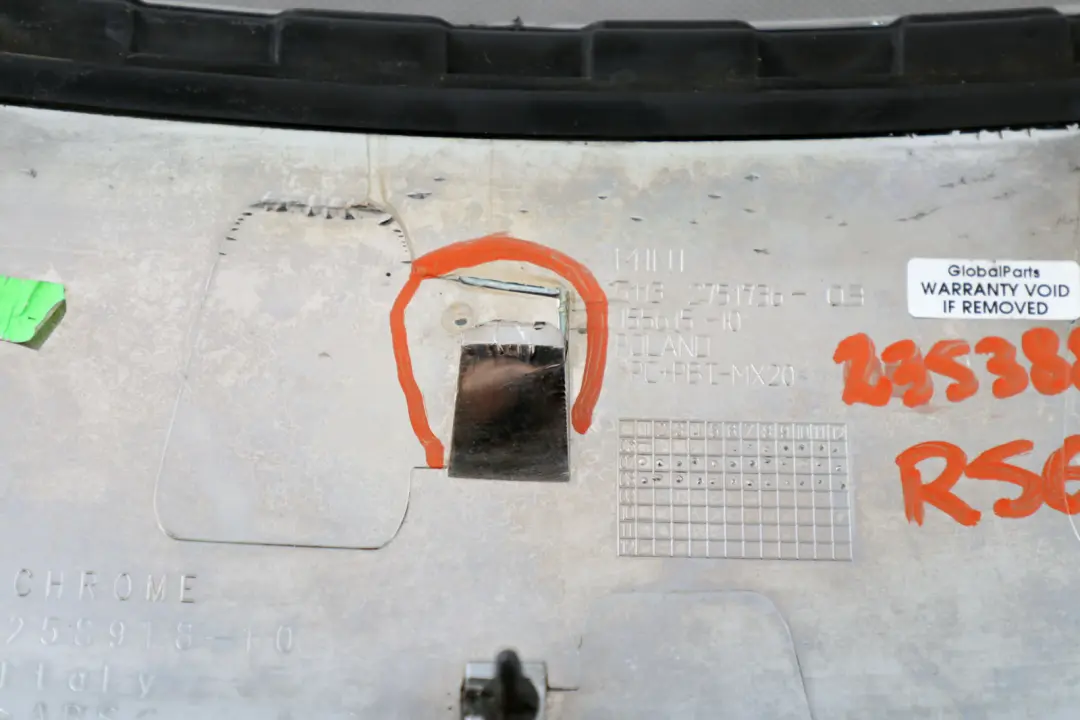  *BMW Mini Cooper One R55 R56 R57 Lufteinlass Frontklappe Chrome - SKU 2353882 - Teilenummer 2353882