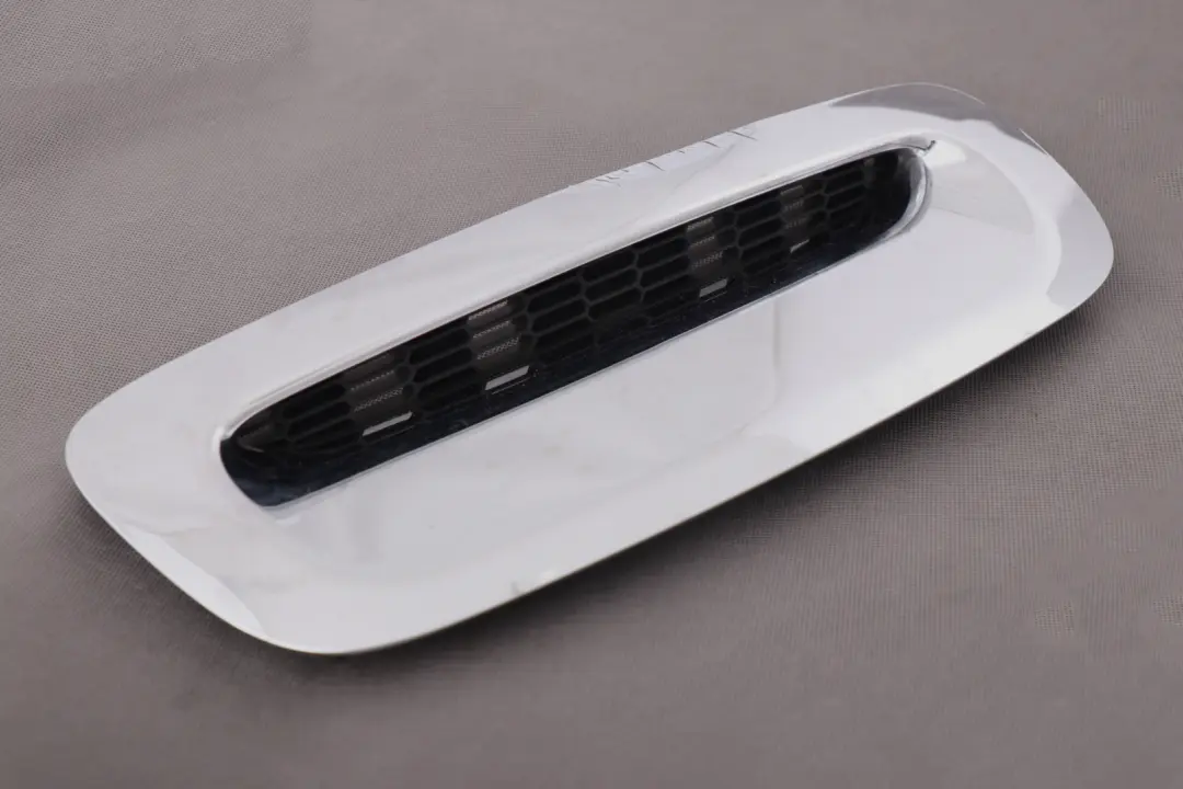 Inlet Grille Bonnet Hood Scoop Chrome to BMW Mini Cooper One R55 R56 R57 Air with Part number 2353882 BMW Mini Cooper One R55 R56 R57 Air Inlet Grille Bonnet Hood Scoop Chrome - SKU 2353882 - Part number 2353882