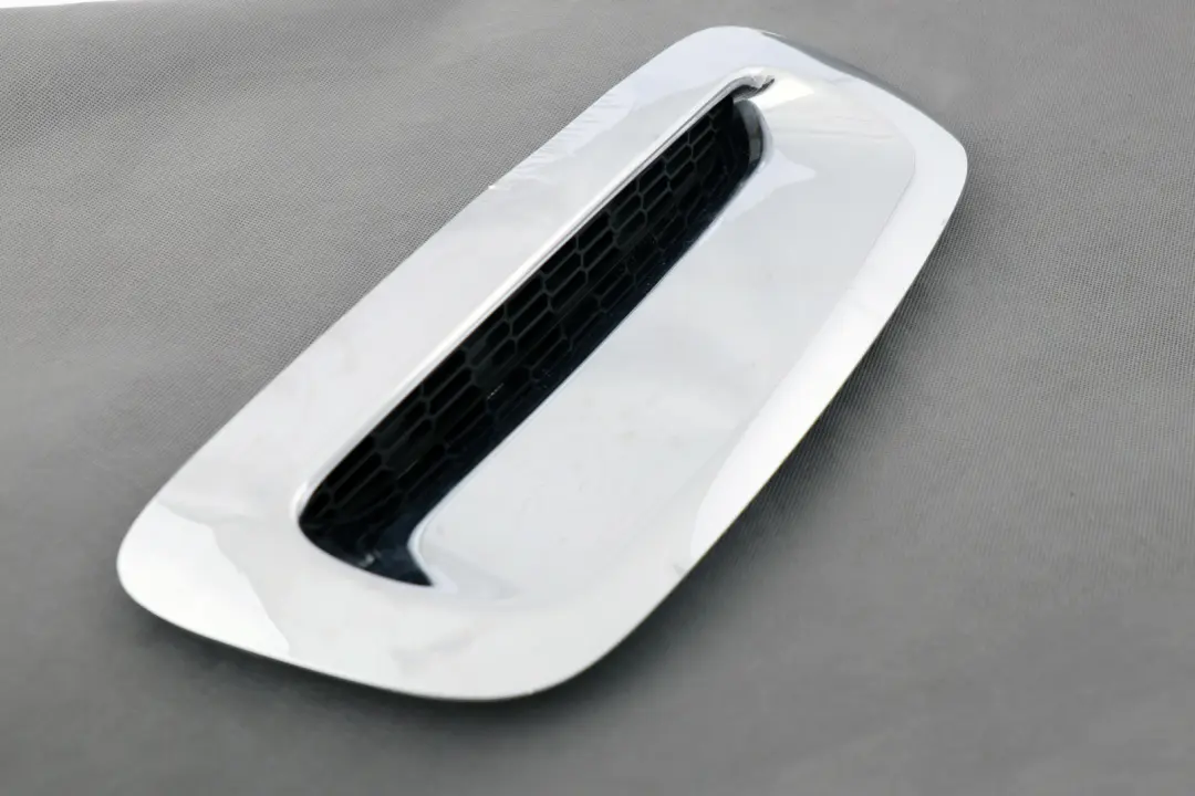 Inlet Grille Bonnet Hood Scoop Chrome to BMW Mini Cooper One R55 R56 R57 Air with Part number 2353882 BMW Mini Cooper One R55 R56 R57 Air Inlet Grille Bonnet Hood Scoop Chrome - SKU 2353882 - Part number 2353882