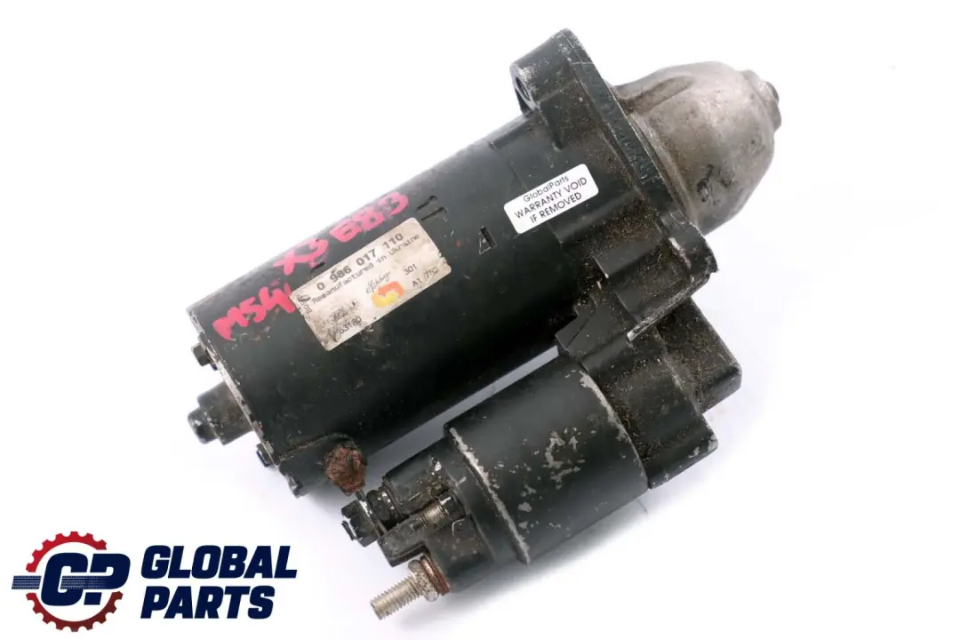 M54 Benzina Starter 2354693 per BMW X3 3 E46 E60 E65 E83 con numero di parte 7515390 BMW X3 3 E46 E60 E65 E83 M54 Benzina Starter 2354693 - SKU 2354693-3 - Numero di parte 7515390