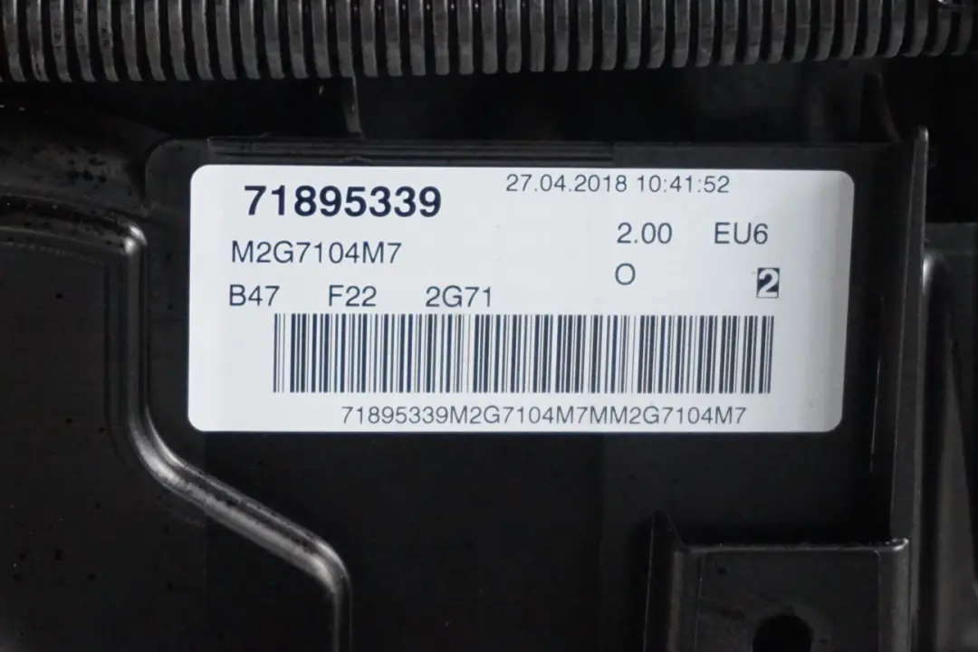 BMW F10 F20 F30 LCI 120d 320d 520d B47 Motor Komplett B47D20A 190PS GARANTIE - SKU 2448625-1 - Teilenummer 2448625