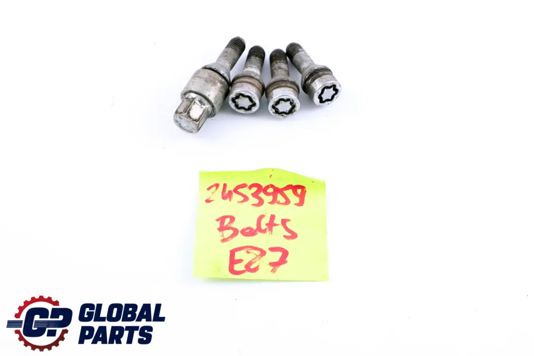  Security Lock Bolts BMW E60 E87 E90 Set Of Four Wheel Bolt With Adapter - SKU 2453959 - Part number 2453959