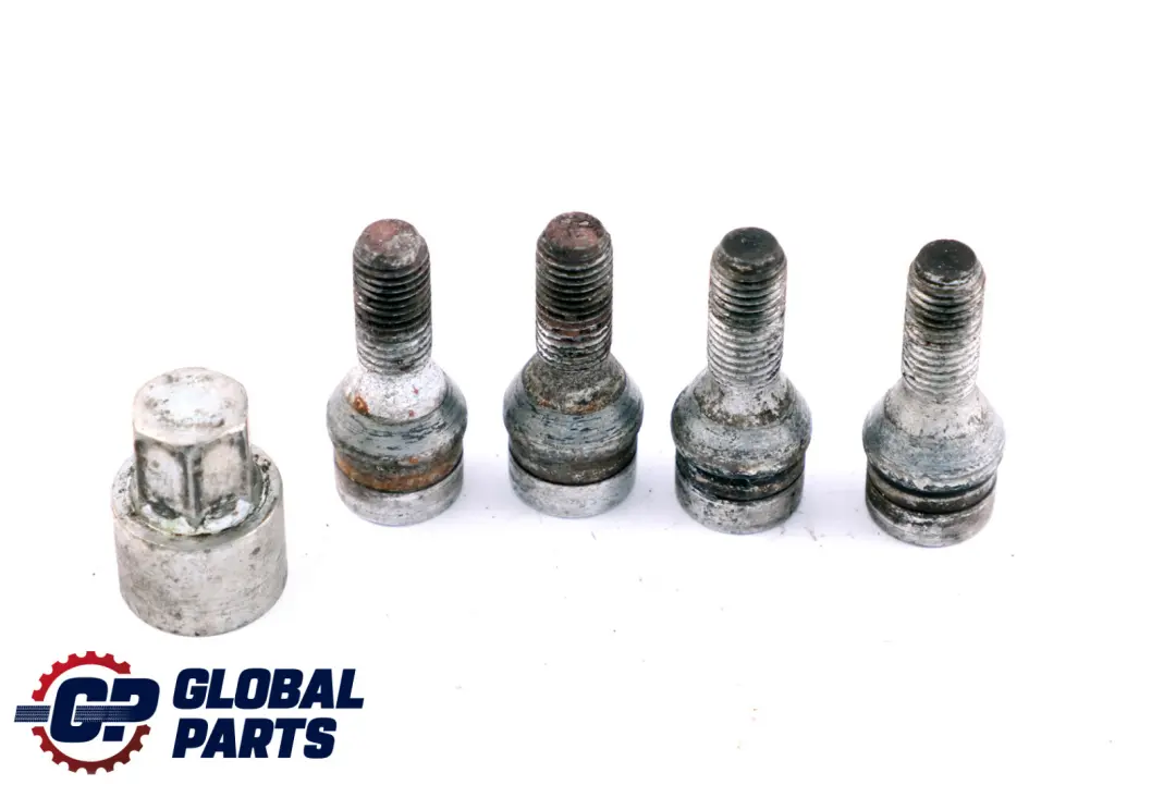 Security Lock Bolts BMW E60 E87 E90 Set Of Four Wheel Bolt With Adapter to with Part number 2453959 Security Lock Bolts BMW E60 E87 E90 Set Of Four Wheel Bolt With Adapter - SKU 2453959 - Part number 2453959