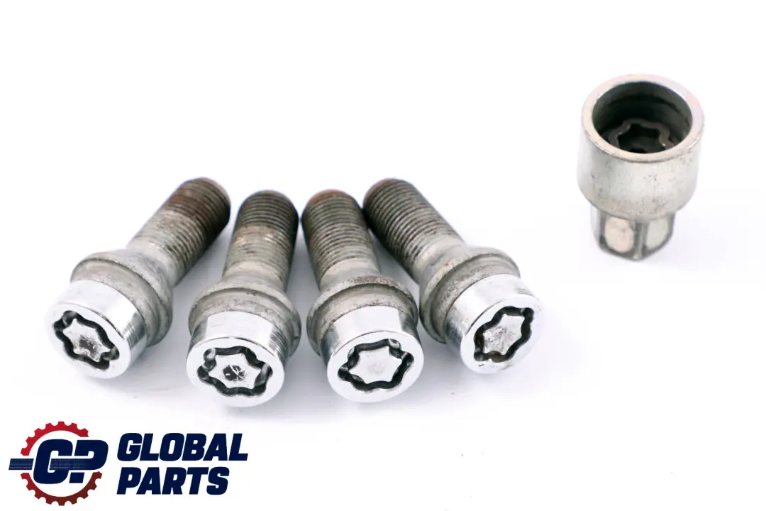 Set bloqueo rueda Cerraduras Tuerca de seguridad para Mini Cooper R55 R56 F56 R60 R61 con número de pieza 2453960 Mini Cooper R55 R56 F56 R60 R61 Set bloqueo rueda Cerraduras Tuerca de seguridad - SKU 2453960-1 - Número de pieza 2453960