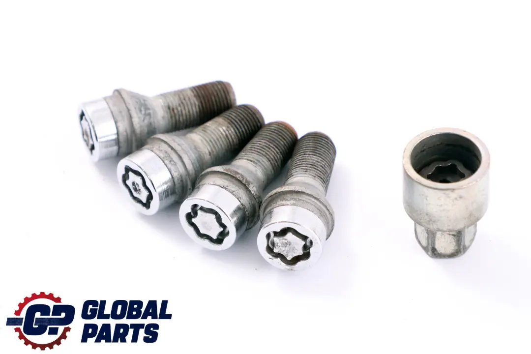 Mini Cooper R55 R56 F56 R60 R61 Set Verrouillage de Roue Ecrou de Sécurité - SKU 2453960-1 - Numéro de pièce 2453960