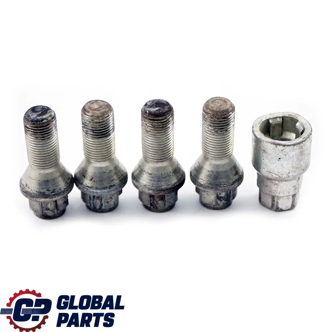 Mini 5 R56 F56 R60 R61 Conjunto Bloqueo de Rueda Pernos de Seguridad Tuerca - SKU 2453960-5 - Número de pieza 2453960