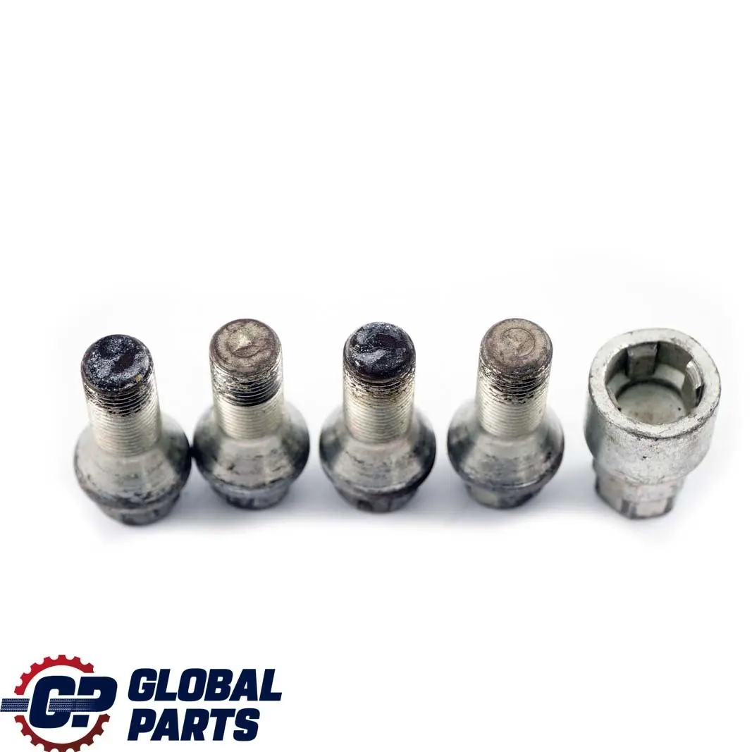 Mini Cooper R56 F56 R60 Set Bloccaggio Ruota Bullone Serrature Sicurezza Dado - SKU 2453960-5 - Numero di parte 2453960