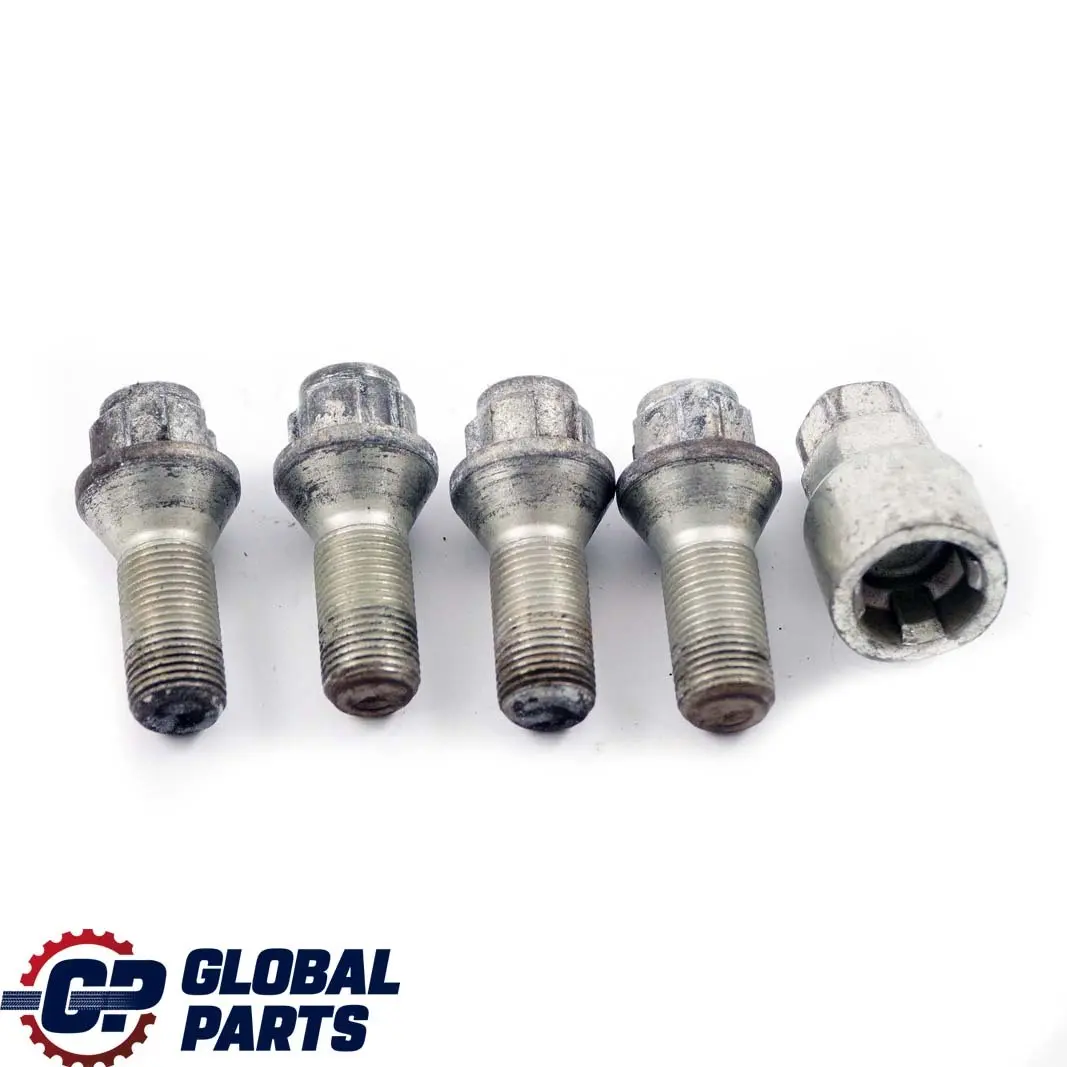Mini Cooper R56 F56 R60 Set Bloccaggio Ruota Bullone Serrature Sicurezza Dado - SKU 2453960-5 - Numero di parte 2453960