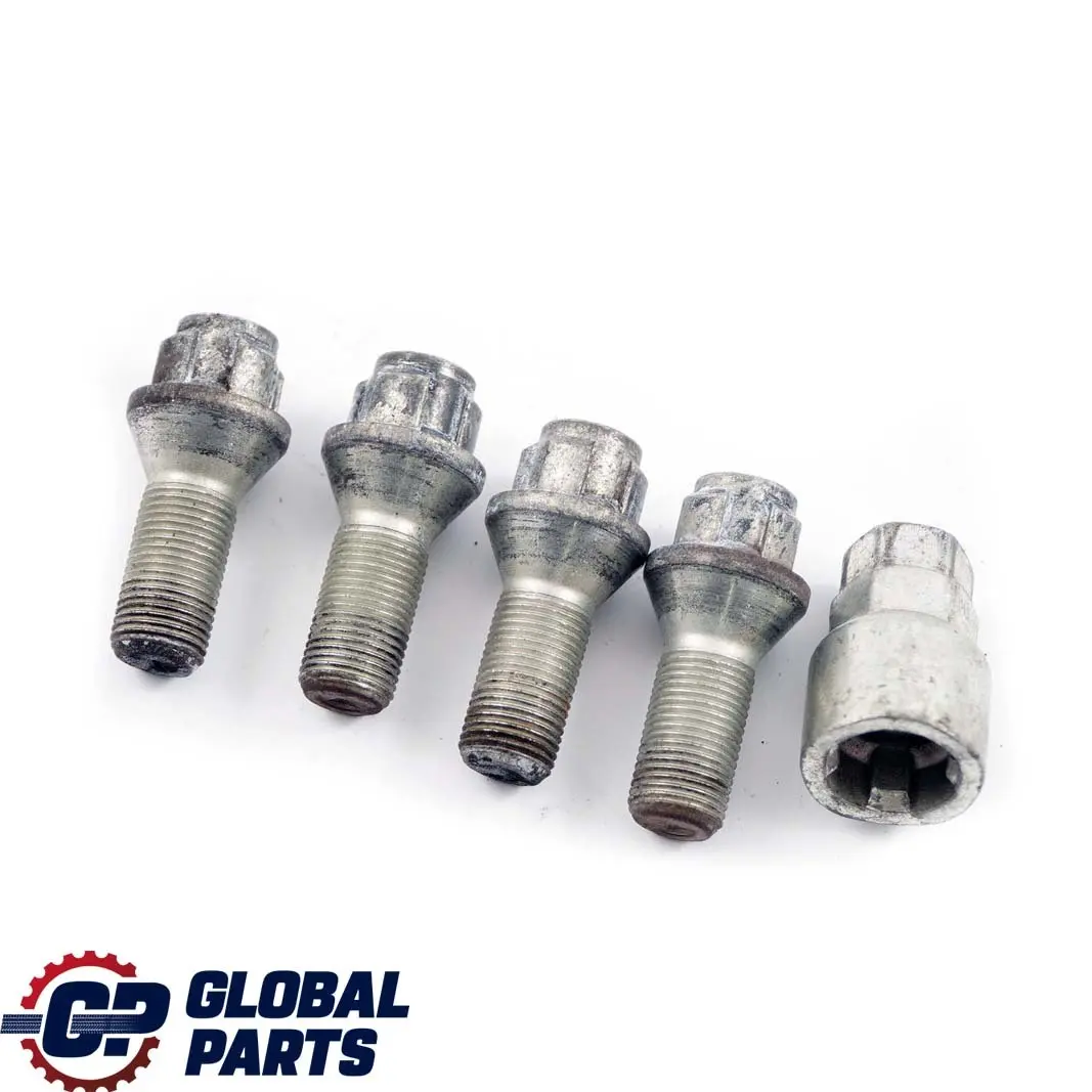 Mini 5 R56 F56 R60 R61 Conjunto Bloqueo de Rueda Pernos de Seguridad Tuerca - SKU 2453960-5 - Número de pieza 2453960