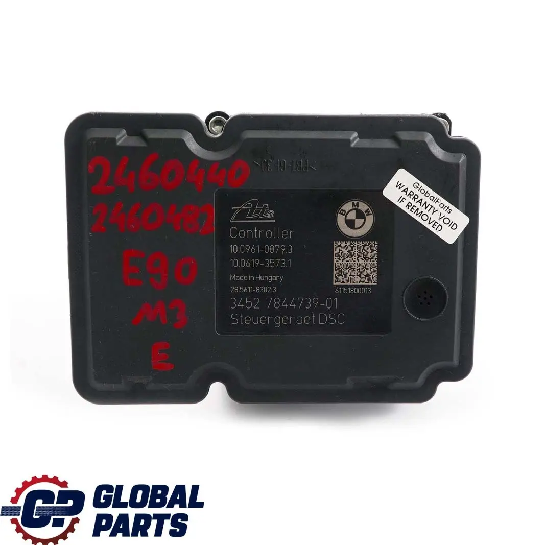 BMW 3 Series E90 E92 E93 M3 Hydraulic Unit DSC ABS Pump - SKU 2460440 - Part number 7844739