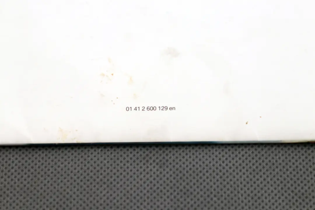 BMW 1 3 5 er E60 E81 E87 E90 Pflegehinweise Englisch ALLE MODELLE 0141 - SKU 2600129 - Teilenummer 2600129