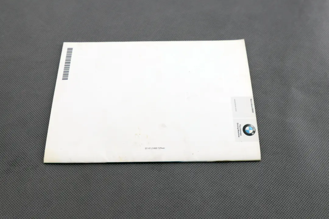 BMW 1 3 5 er E60 E81 E87 E90 Pflegehinweise Englisch ALLE MODELLE 0141 - SKU 2600129 - Teilenummer 2600129
