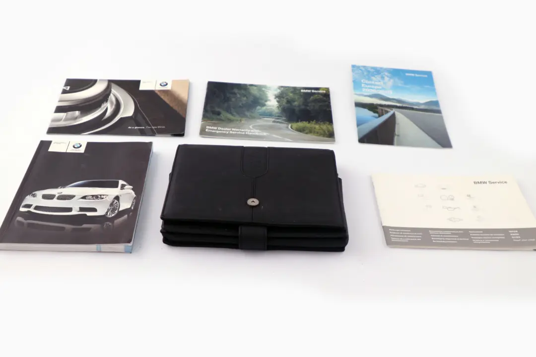 BMW 3 Series E92 E93 M3 Service Booklet Owner's Handbook Pouch Case Wallet - SKU 2601320 - Part number 2601320