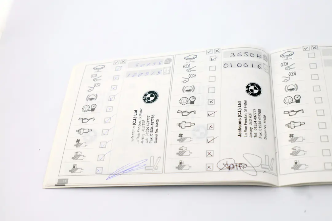 BMW 3 Series E92 E93 M3 Service Booklet Owner's Handbook Pouch Case Wallet - SKU 2601320 - Part number 2601320