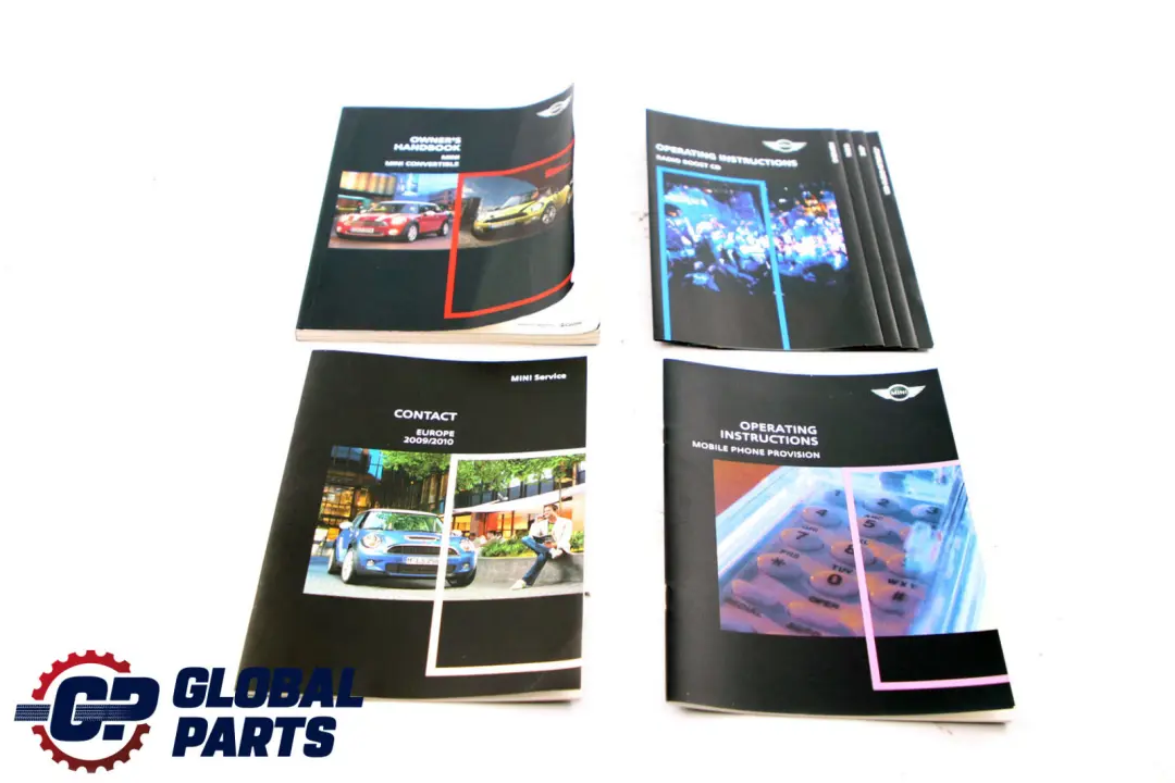 BMW Mini Cooper R57 Owner's Handbook Radio Instructions Pouch Case Set Wallet - SKU 2601556-1 - Part number 2601556