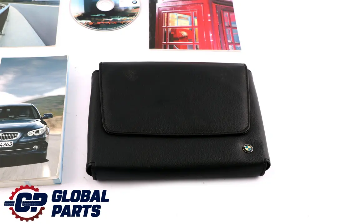 BMW 5 Series 1 E60 E61 LCI Owner's Handbook Case Pouch Wallet Book Set - SKU 2602158-1 - Part number 2602158