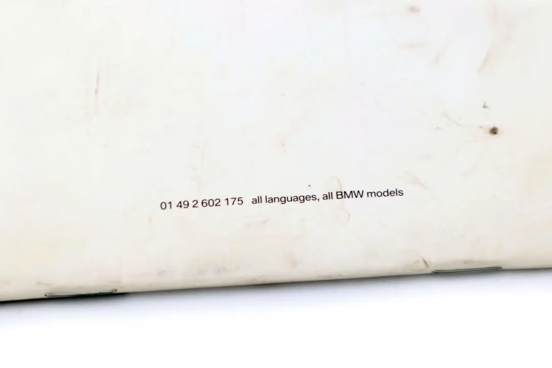 BMW 1 3 5 X3 Series E60 E61 E81 E83 E87 E90 E91 LCI Service Booklet - SKU 2602175-1 - Part number 2602175