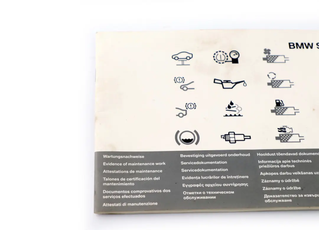 BMW 1 3 5 X3 Series E60 E61 E81 E83 E87 E90 E91 LCI Service Booklet - SKU 2602175-1 - Part number 2602175