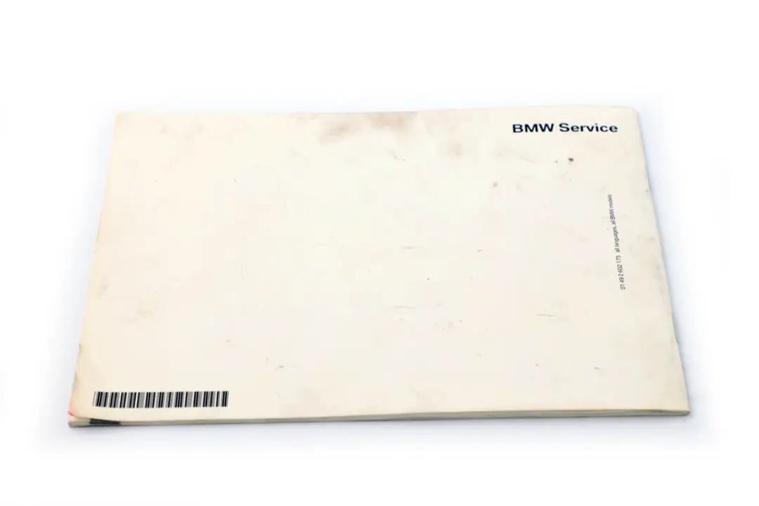 BMW 1 3 5 X3 Series E60 E61 E81 E83 E87 E90 E91 LCI Service Booklet - SKU 2602175-1 - Part number 2602175