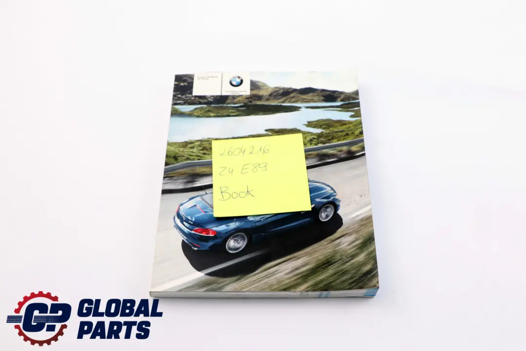 BMW Z4 Series E89 Owner's Handbook Book - SKU 2604216 - Part number 2604216