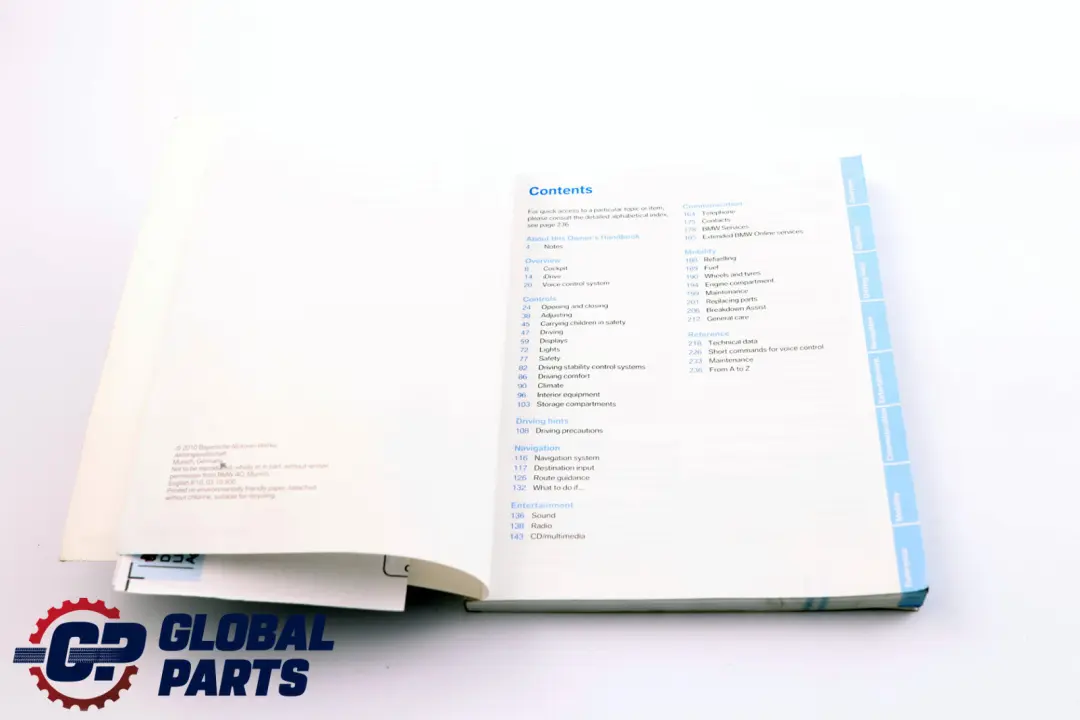 Owner's Handbook Book to BMW Z4 Series E89 with Part number 2604216 BMW Z4 Series E89 Owner's Handbook Book - SKU 2604216 - Part number 2604216