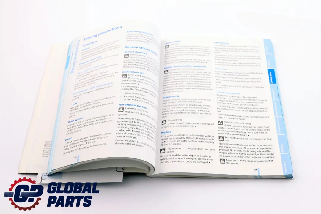 Owner's Handbook Book to BMW Z4 Series E89 with Part number 2604216 BMW Z4 Series E89 Owner's Handbook Book - SKU 2604216 - Part number 2604216