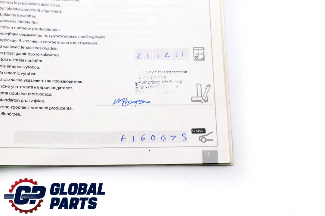 BMW E90 E91 LCI Owner's Handbook Instructions Pouch Wallet Book Set - SKU 2609210-1 - Part number 2609210