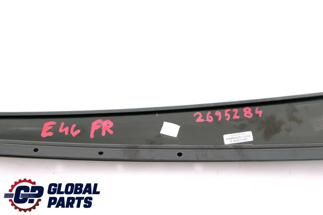 Blende Fensterrahmen Tür Vorne Rechts Glanzschwarz für BMW 3 er E46 mit Teilenummer 2695284 BMW 3 er E46 Blende Fensterrahmen Tür Vorne Rechts Glanzschwarz - SKU 2695284 - Teilenummer 2695284