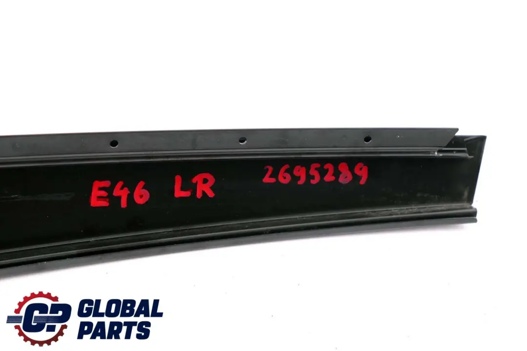 BMW E46 Couverture Fenetre Porte Arriere Gauche Noir Brillant - SKU 2695289 - Numéro de pièce 2695289