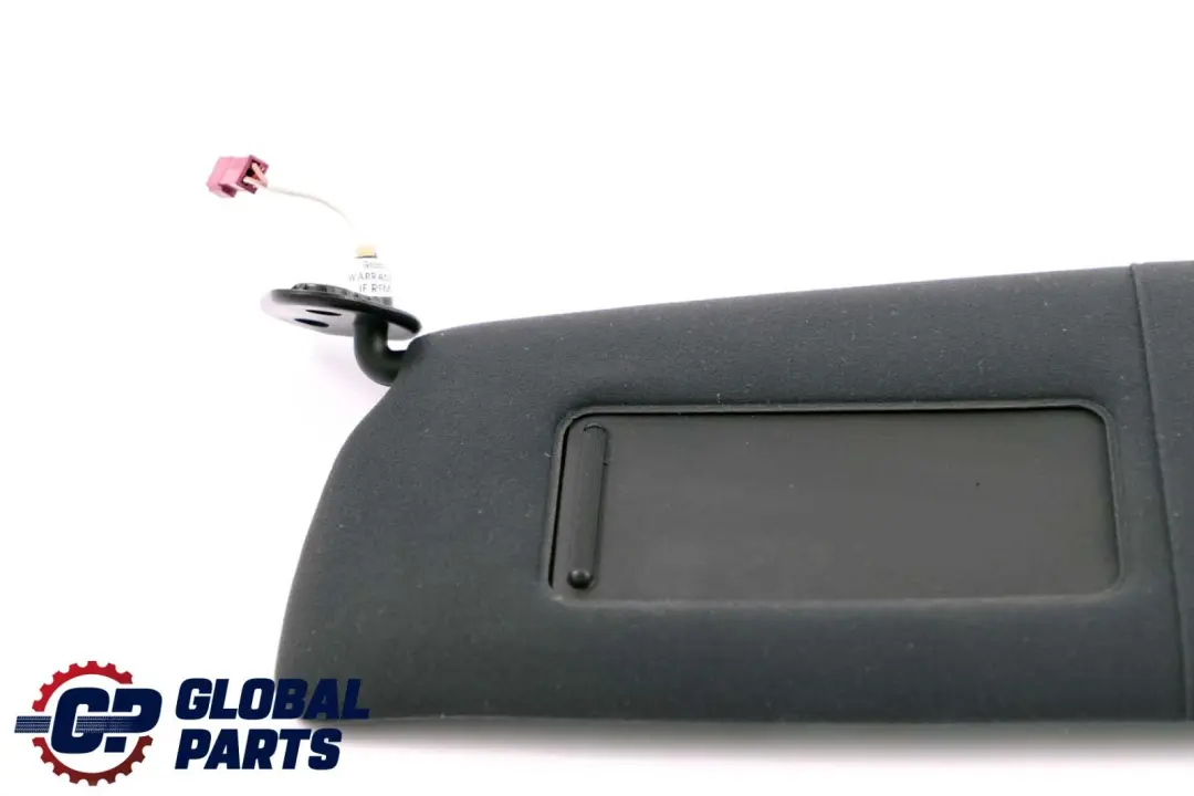 BMW E46 Osłona Przeciwsłoneczna Z Lusterkiem Lewa Czarna Tkanina - SKU 2699047 - Numer Części 2699047