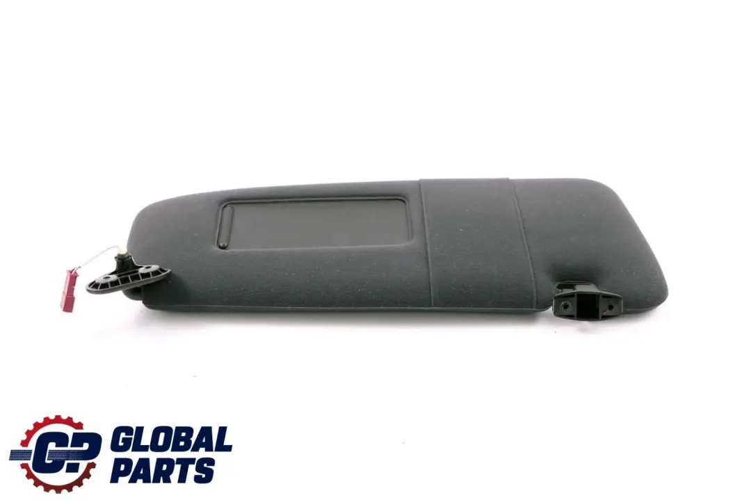 BMW E46 Espejo Visera Iluminado Derecho Tela Negra - SKU 2699048 - Número de pieza 2699048