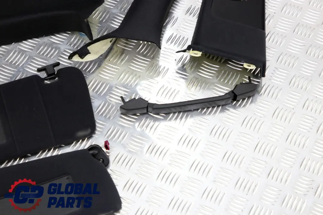 Complete Headlining Roof Lining Black + Pillars Handles to BMW 3 Series E46 Coupe with Part number 2699065 BMW 3 Series E46 Coupe Complete Headlining Roof Lining Black + Pillars Handles - SKU 2699065 - Part number 2699065