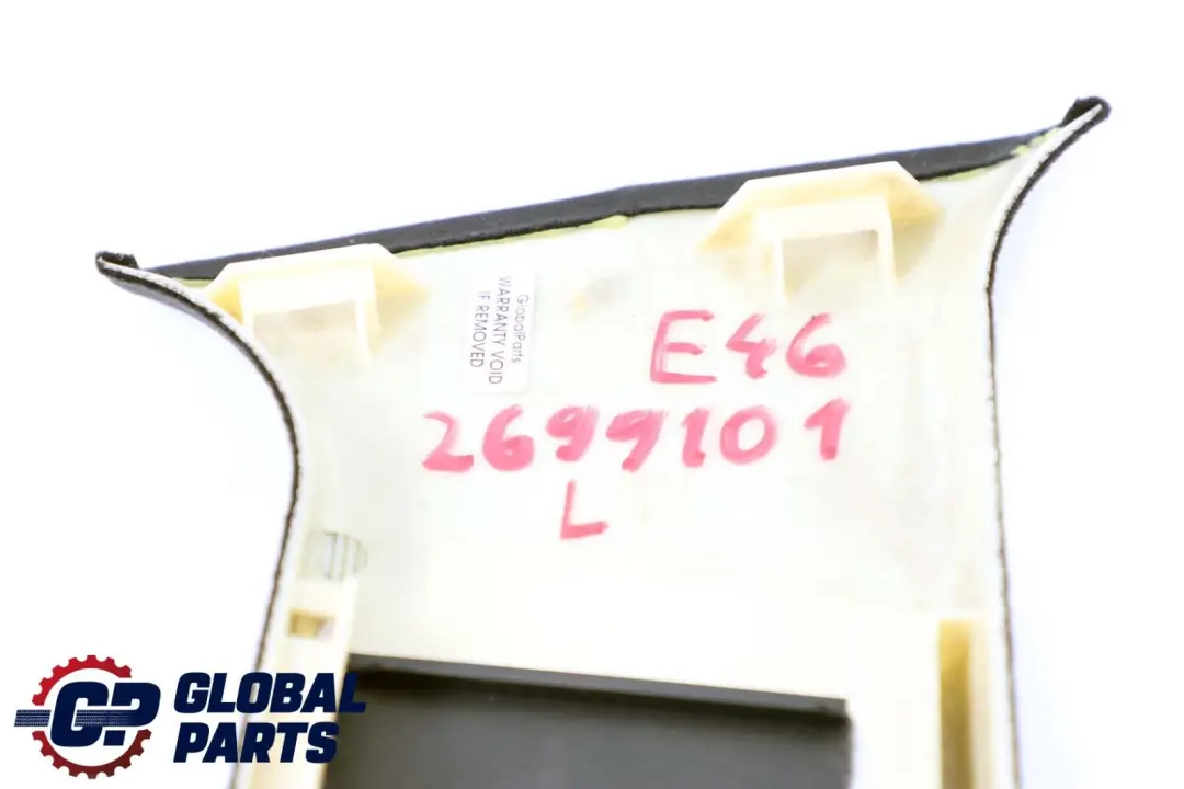BMW 3 er E46 Blende ITS B-Säule Links Oben Schwarz 8217243 - SKU 2699101 - Teilenummer 2699101