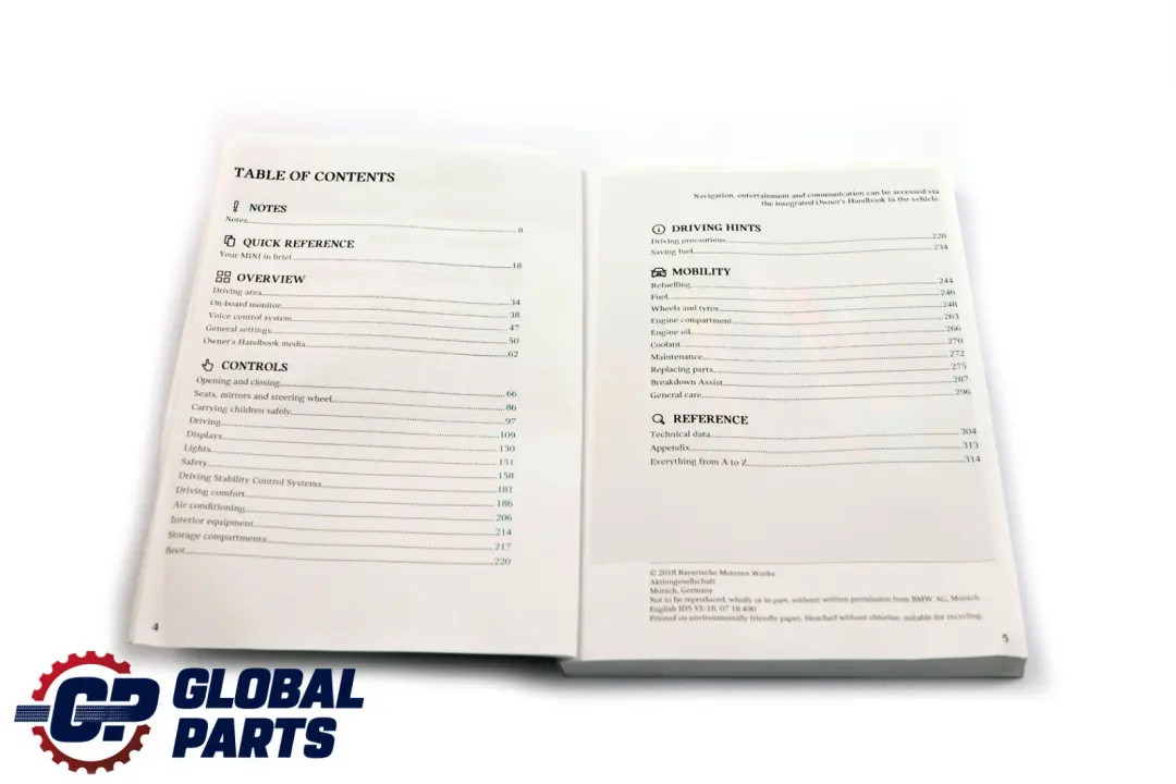 BMW Mini Cooper One F55 F56 Owner's Handbook Book With Navigation Set - SKU 2723692 - Part number 2723692