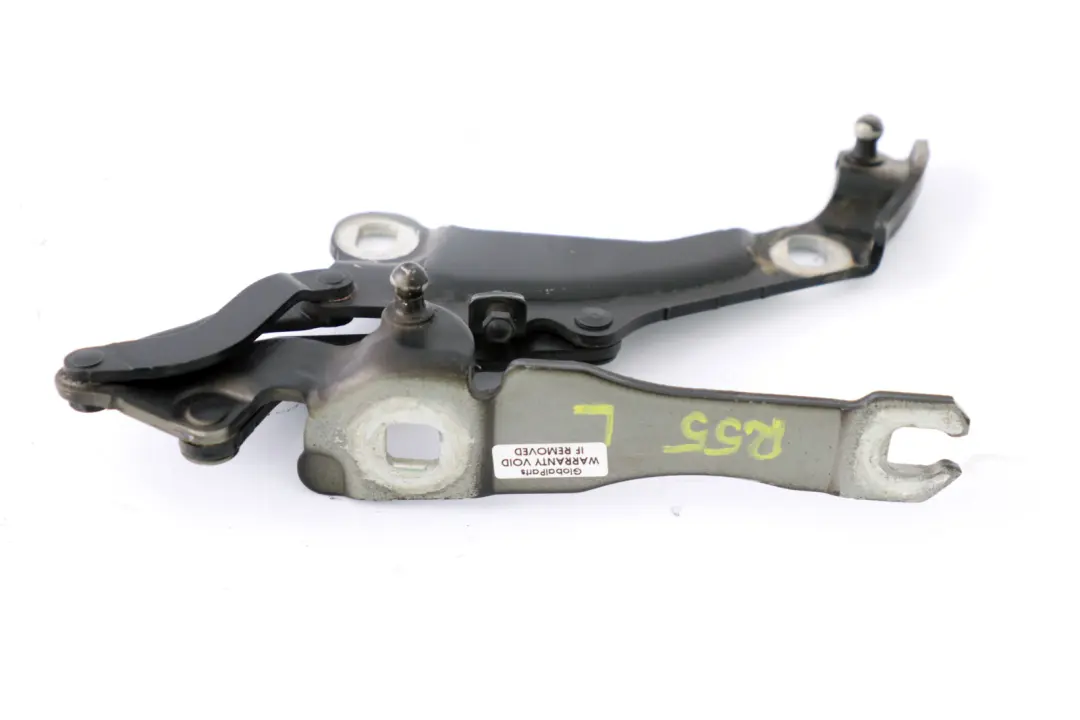 Left Engine Hood Bonnet Hinge Black N/S 2751203 to BMW Mini R55 R56 R57 with Part number 7211639 BMW Mini R55 R56 R57 Left Engine Hood Bonnet Hinge Black N/S 2751203 - SKU 2751203-BLK - Part number 7211639