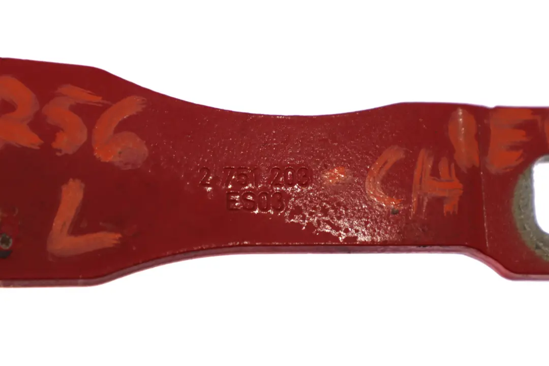 BMW Mini Cooper R55 R56 Scharnier Frontklappe links Chili Red - 851 - SKU 2751203-CHRED - Teilenummer 2751203
