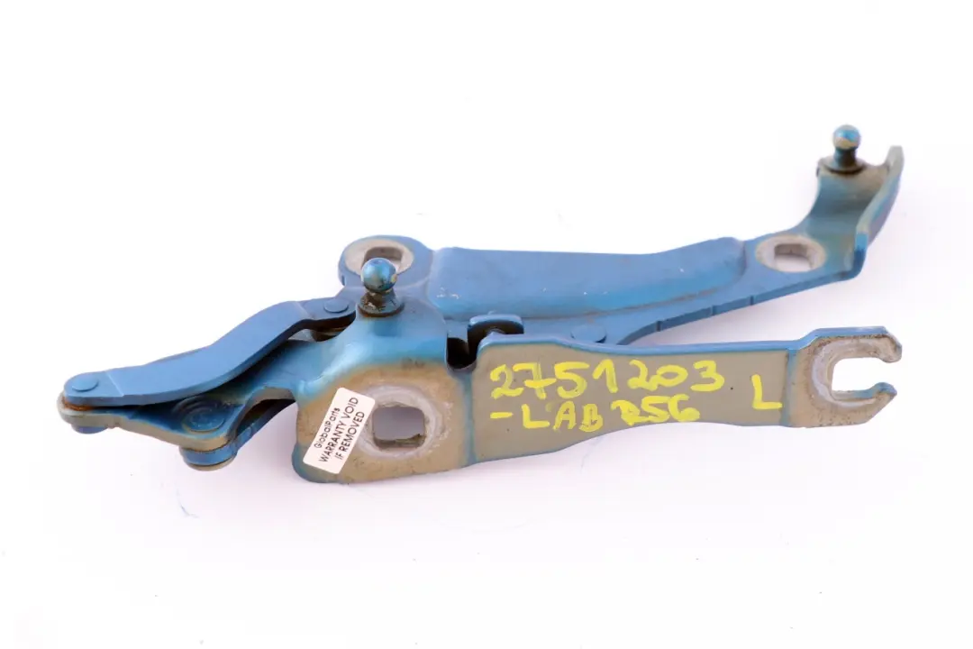 Mini Cooper R55 R56 Motor Izquierdo Capo Bisagra Azul Laser 2751203 - SKU 2751203-LAB - Número de pieza 7211639