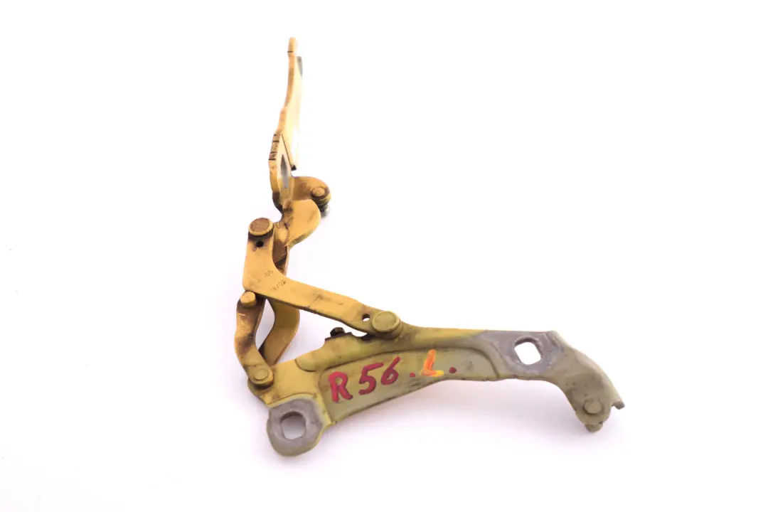 Left Hood Bonnet Hinge Mellow Yellow A58 N/S to BMW Mini Cooper R55 R56 with Part number 2751203 BMW Mini Cooper R55 R56 Left Hood Bonnet Hinge Mellow Yellow A58 N/S - SKU 2751203-MY - Part number 2751203
