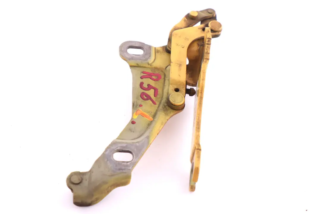 Mini Cooper R55 R56 Bisagra izquierda del capo Mellow Yellow A58 - SKU 2751203-MY - Número de pieza 2751203
