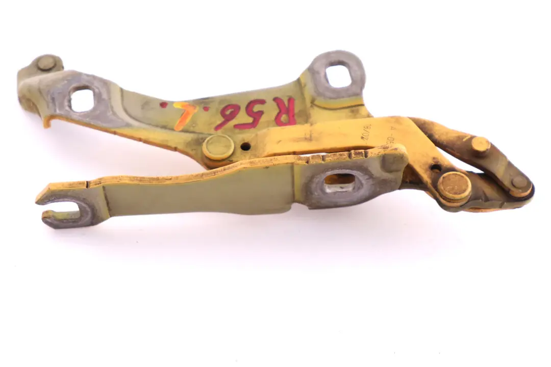 Mini Cooper R55 R56 Bisagra izquierda del capo Mellow Yellow A58 - SKU 2751203-MY - Número de pieza 2751203