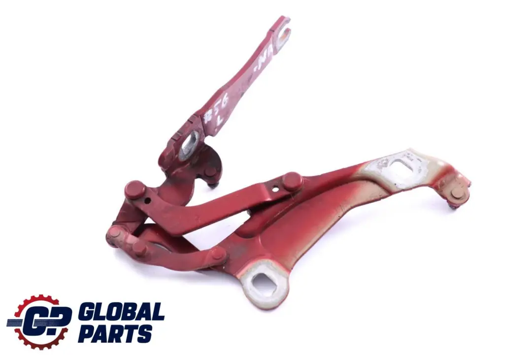 Left N/S Hood Bonnet Hinge Nightfire Red - 857 to BMW Mini Cooper R55 R56 R57 with Part number 7211639 BMW Mini Cooper R55 R56 R57 Left N/S Hood Bonnet Hinge Nightfire Red - 857 - SKU 2751203-NR - Part number 7211639