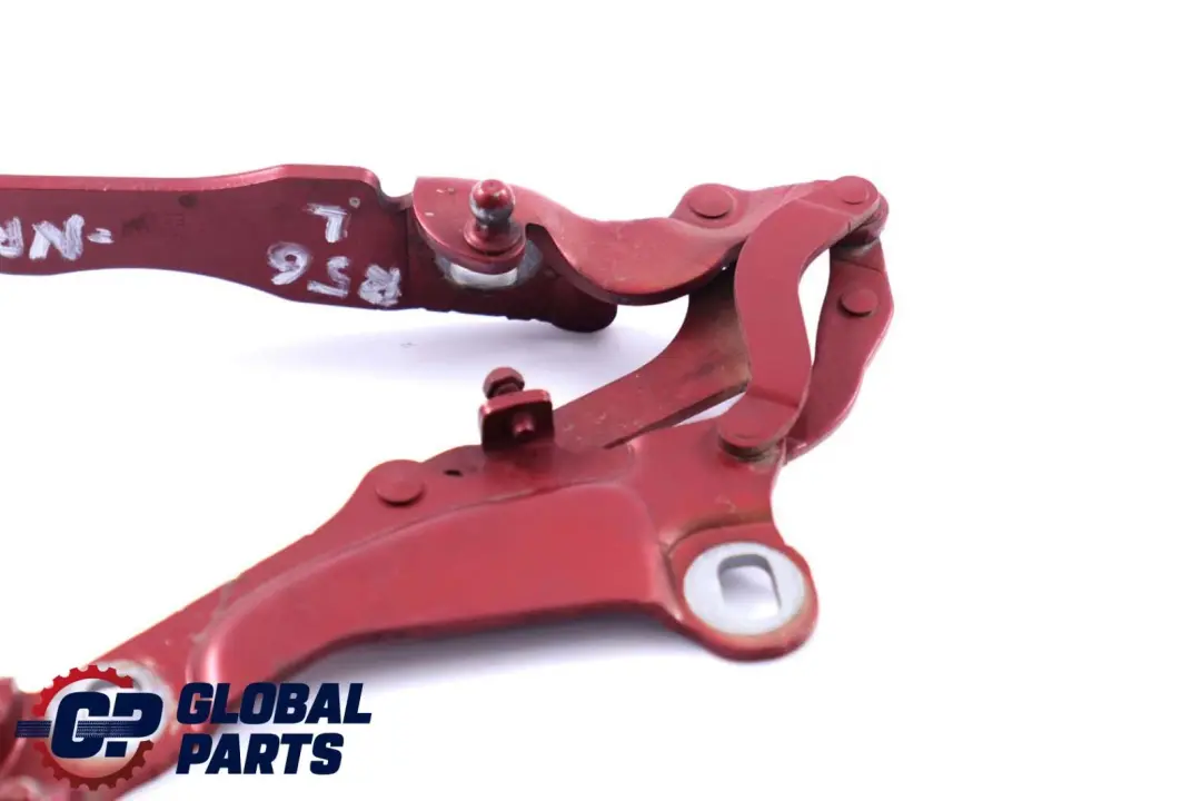 Scharnier Frontklappe Links Nightfire Red Rot 2751203 für BMW Mini Cooper R55 R56 mit Teilenummer 7211639 BMW Mini Cooper R55 R56 Scharnier Frontklappe Links Nightfire Red Rot 2751203 - SKU 2751203-NR - Teilenummer 7211639