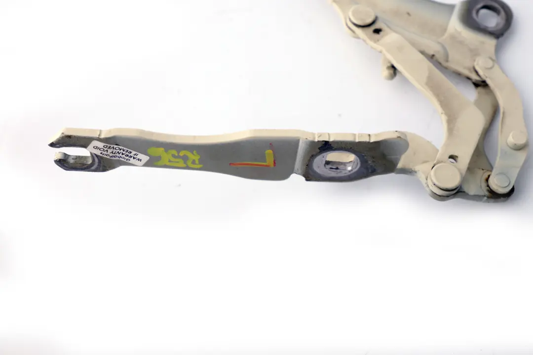 Left Hood Bonnet Hinge Pepper White 850 N/S to BMW Mini Cooper R55 R56 R57 with Part number 2751203 BMW Mini Cooper R55 R56 R57 Left Hood Bonnet Hinge Pepper White 850 N/S - SKU 2751203-PW - Part number 2751203