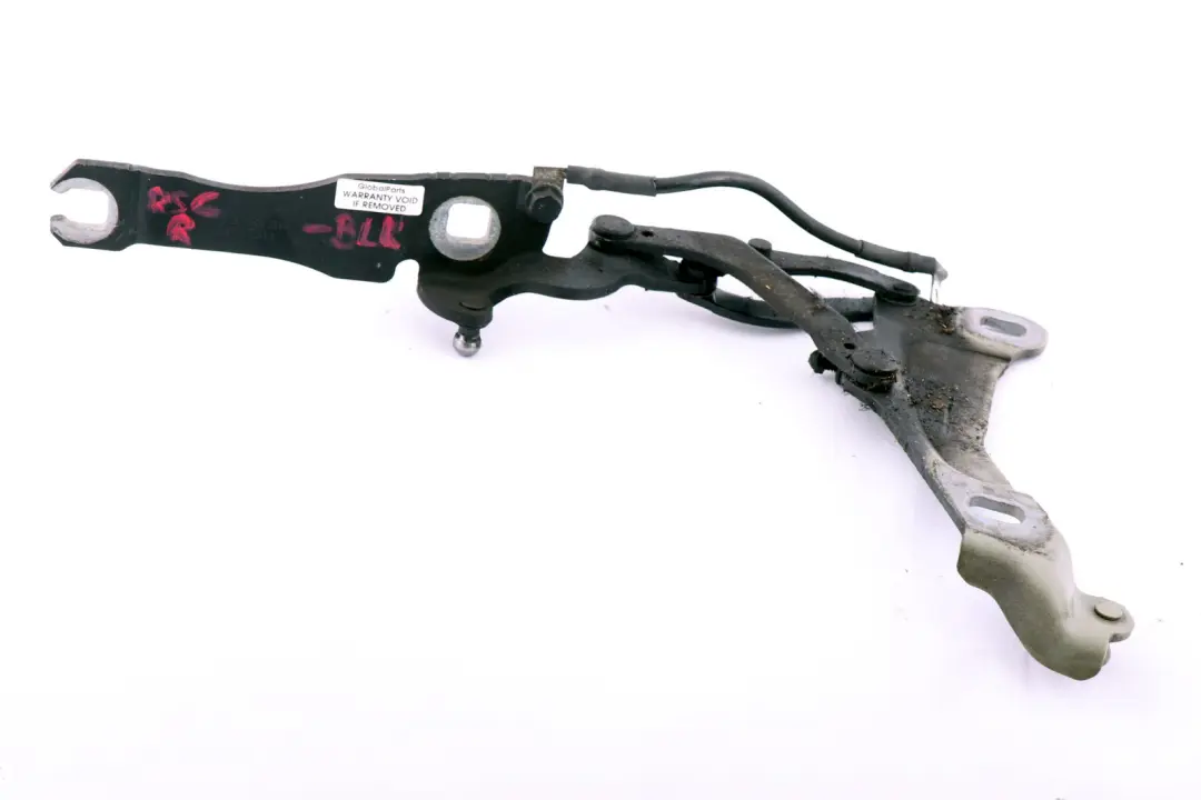 Bisagra derecha del capo Negro para Mini Cooper R55 R56 R57 con número de pieza 2751204 Mini Cooper R55 R56 R57 Bisagra derecha del capo Negro - SKU 2751204-BLK - Número de pieza 2751204