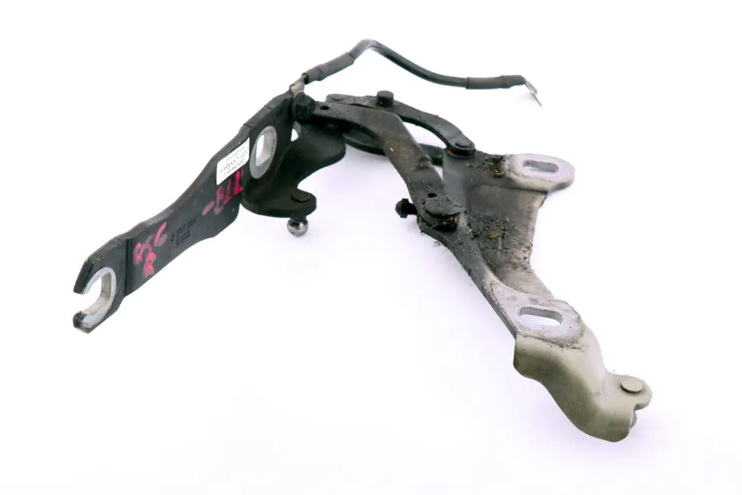 BMW Mini Cooper R55 R56 R57 Right Hood Bonnet Hinge Black O/S - SKU 2751204-BLK - Part number 2751204