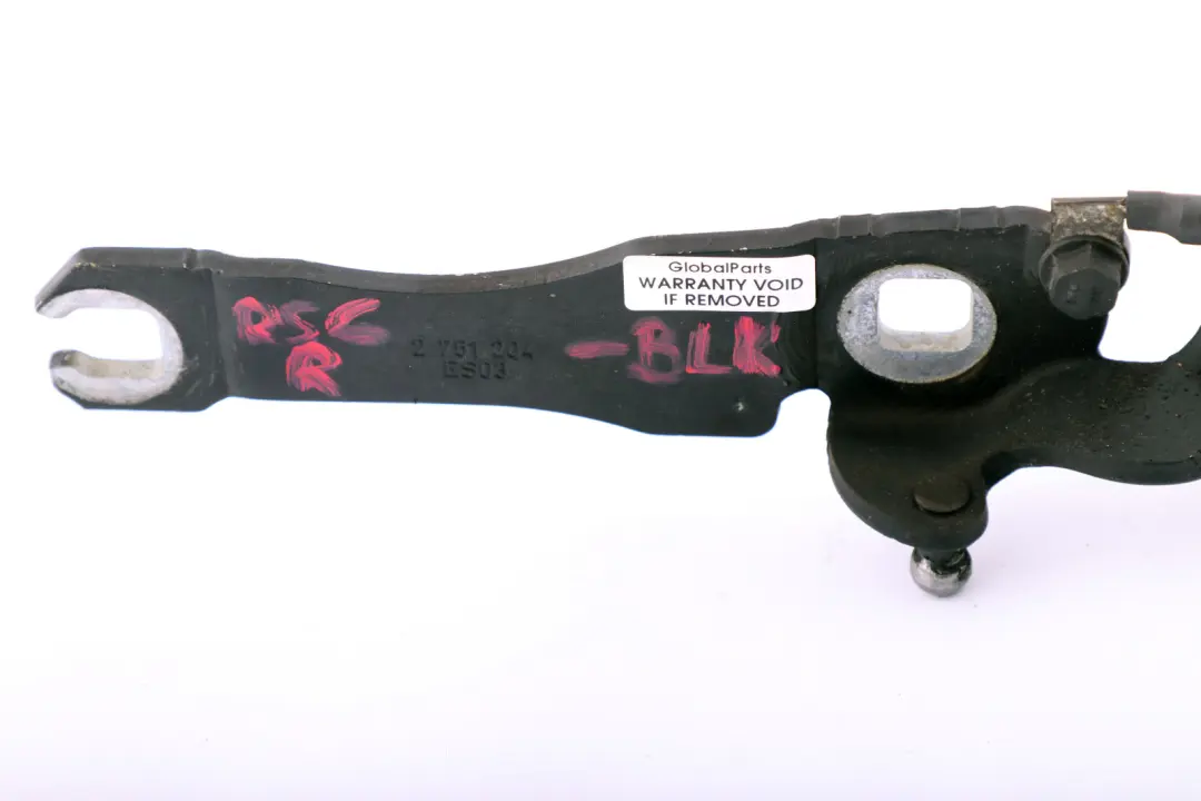 BMW Mini Cooper R55 R56 R57 Scharnier Frontklappe rechts SCHWARZ - SKU 2751204-BLK - Teilenummer 2751204